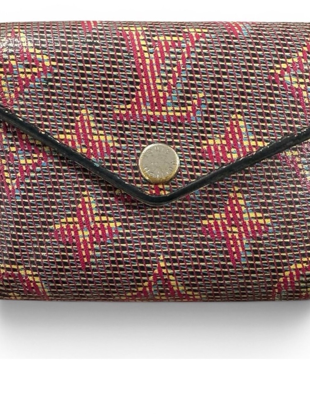RARE Authentic LOUIS VUITTON Zoe Pop Monogram Wallet w/ COA
